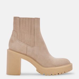 Dolce Vita Caster Bootie Dune Suede size 7.